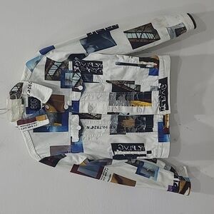 BDG Graphic Print Trucker Jacket Size M